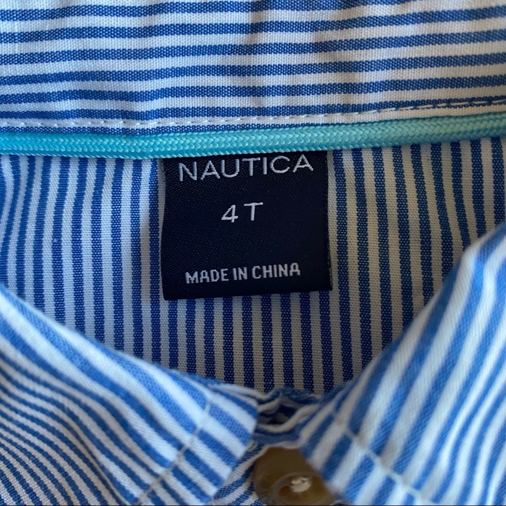 Nautica sleeves vest and long sleeve t shirt in perfect condition. Size 4t - Picture 8 of 10